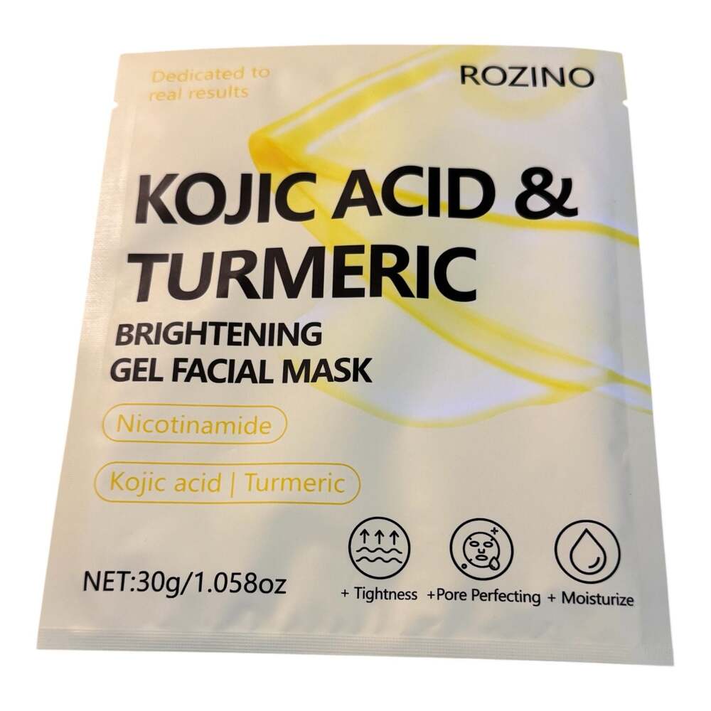 ROZINO Kojic Acid & Turmeric Brightening Gel Facial Mask